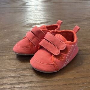Carter's Coral Baby Walker Shoes with Straps